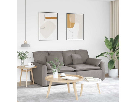 vidaXL Τριθέσιος Καναπές Ταμπά 224x105x64cm 3321122