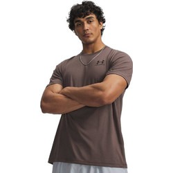 Under Armour Sportstyle Left Chest Logo Ανδρικό Αθλητικό T-Shirt Καφέ 1326799-200