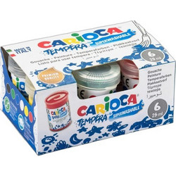 Carioca Σετ Δακτυλομπογιές 6x25ml KO022