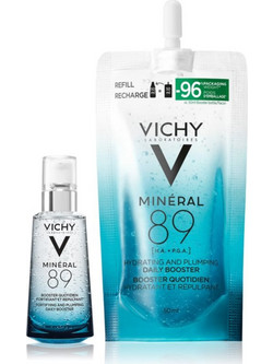Vichy Mineral 89 Ενυδατικό Booster Προσώπου Υαλουρονικό 50ml + Refill 50ml