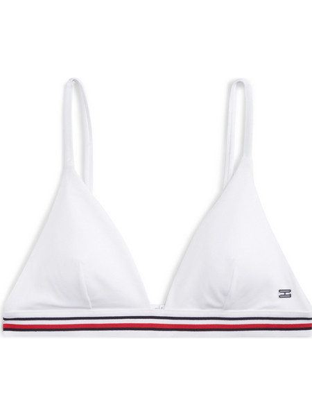 Tommy Hilfiger Bikini Top Τριγωνάκι Λευκό UW0UW06350