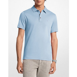 Michael Kors Ανδρική Μπλούζα Polo Κοντομάνικη Γαλάζια CS15073C93-436