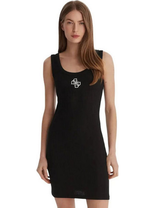 Guess Mini Καλοκαιρινό Καθημερινό Φόρεμα Μαύρο E8GK07KG482-JBLK
