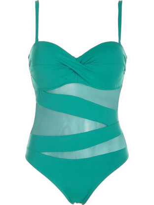 Gsecret Ολόσωμο Μαγιό Strapless με Ενίσχυση Πράσινο M2665-38341