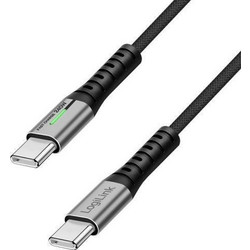 LogiLink CU0444 Braided USB-C to USB-C 240W 2m Black