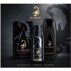 Scorpio Noir Absolu Eau de Toilette 75ml + Shower Gel 250ml + Deodorant Spray 150ml