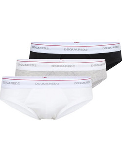 Dsquared2 Ανδρικά Σλιπ Βαμβακερά 3Pack DCX300060-984