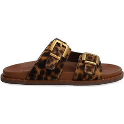 Alpe Γυναικεία Σανδάλια Suede Καφέ 5575