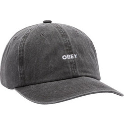 Obey Καπέλο Jockey Υφασμάτινο Γκρι STRAPBACKHAT