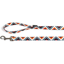Glee Zig Zag Λουρί Σκύλου 1.2m x 20mm Κόκκινο Μαύρο