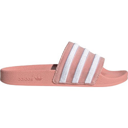 Adidas Adilette Γυναικείες Παντόφλες Καλοκαιρινές Αντιολισθητικές Κολυμβητηρίου Σομόν GX3372