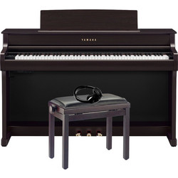 Yamaha CLP-845R Clavinova Bundle Ηλεκτρικό Πιάνο Όρθιο με 88 Βαρυκεντρισμένα Πλήκτρα Rosewood