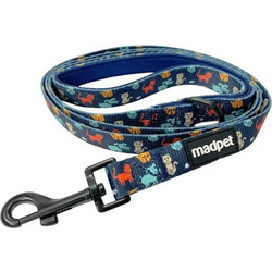 Madpet Dogs & Cats Λουρί Σκύλου 1.52m x 20mm Μπλε
