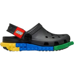 Crocs Lego Παιδικά Παπούτσια Θαλάσσης Ανατομικά Μαύρα Κόκκινα Πράσινα 211874-001