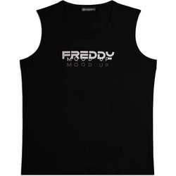 Freddy Γυναικείο Αθλητικό T-Shirt Μαύρο S26WCRK1-N