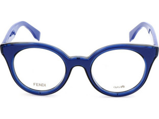 Fendi FF0198-L04 Ανδρικός Σκελετός Γυαλιών Οράσεως Κοκάλινος Μπλε