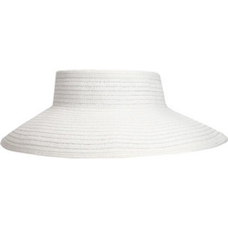 CTR Γυναικείο Καπέλο Visor Snapback Ψάθινο Λευκό 1845-001