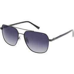 Invu INIB12611 B Ανδρικά Γυαλιά Ηλίου Aviator Μεταλλικά Μαύρα με Μαύρο Φακό