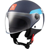 MT Street S Inboard C7 Black Blue Matt White Κράνος Μηχανής Jet 950gr