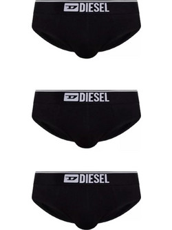 Diesel Ανδρικά Σλιπ Βαμβακερά Μαύρα 3Pack 00SH050GDAC-E4101