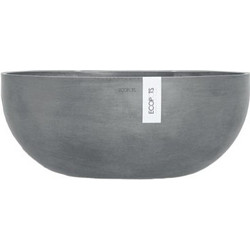 Ecopots Sofia Wall Κρεμαστή Γλάστρα Εξωτερικού Χώρου Οβάλ Πλαστική Γκρι Μπλε 31758-4651