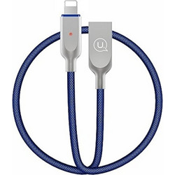 Usams US-SJ170 Braided USB-A to Lightning Cable 1.9m Blue IPYSUSB202