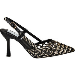 Elenross Γόβες Slingback με Λεπτό Ψηλό Τακούνι Μαύρες GS09720W