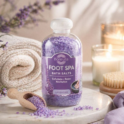 Fiorevita Lavender Άλατα Μπάνιου Κρύσταλλοι για Ποδόλουτρο 600gr