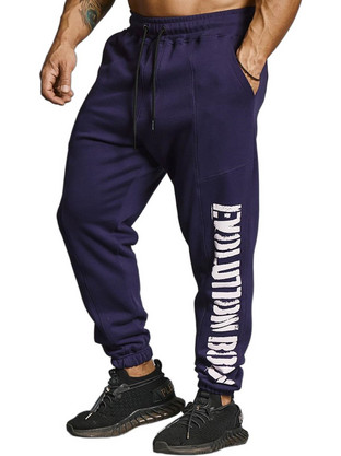 Evolution Body Stencil Ανδρικό Παντελόνι Φόρμας με Λάστιχο Navy Μπλε 9106