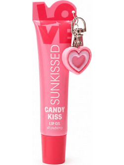 Sunkissed Candy Kiss Strawberry Lip Oil Tube με Χρώμα 15ml
