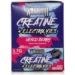 Warrior Supplements Creatine & Electrolytes Micronized Mixed Berry 15x9gr