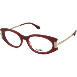 Max Mara MM5225 069 Γυναικείος Σκελετός Γυαλιών Οράσεως Κοκάλινος Μεταλλικός Χρυσός Μπορντό