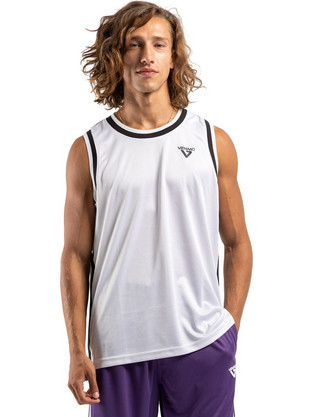 Venimo Ανδρικό Αθλητικό T-Shirt Λευκό 225MST-615-091