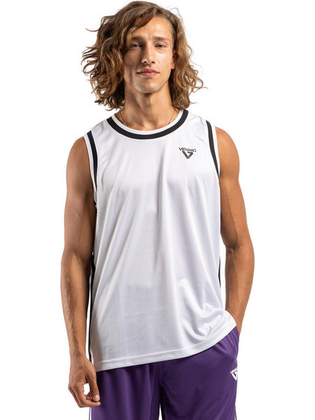 Venimo Ανδρικό Αθλητικό T-Shirt Λευκό 225MST-615-091