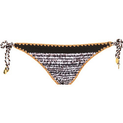 Banana Moon Bikini Slip Μαύρο Λευκό BLIKA-KLOKOA-LFO01