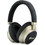 Guess PU 4G Gold Script Metal Logo ENC Ασύρματα Bluetooth Ακουστικά Over Ear με Noise Cancelling Μαύρα Ασημί