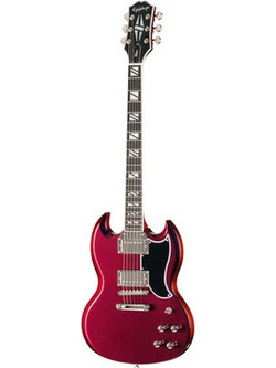 Epiphone SG Custom Futura Ηλεκτρική Κιθάρα Double Cut με Μαγνήτες HH & Ταστιέρα Ebony Midnight Ember Shift