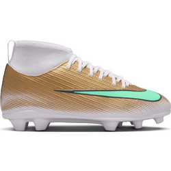 Nike Jr. Mercurial Superfly 11 "Kylian Mbappe" MG IR0788-701 Παιδικά Ποδοσφαιρικά Παπούτσια με Τάπες και Καλτσάκι Χρυσά Λευκά