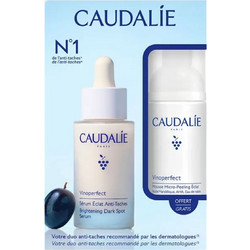 Caudalie Vinoperfect Brightening Dark Spot Serum 30ml + Micropeel Foam 50ml