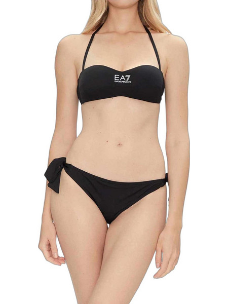 EA7 Bikini Set Strapless Μαύρο 7W000319-UC001