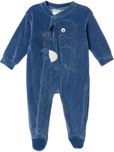 Funky Dino Φορμάκι Μακρυμάνικo για Αγόρι Βελουτέ Navy Μπλε 227-050118-1