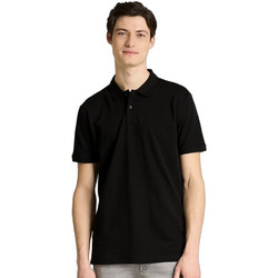 Tom Tailor Ανδρική Μπλούζα Polo Κοντομάνικη Μαύρη 1050285-29999