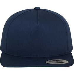 Flexfit Classic 5 Panel Ανδρικό Καπέλο Jockey Snapback Υφασμάτινο Navy Μπλε 6007-00155