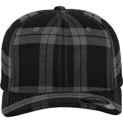 Flexfit Ανδρικό Καπέλο Jockey Υφασμάτινο Μαύρο Γκρι 6197-00029