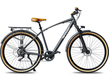 Sharp BK-DM032-EB Ηλεκτρικό Ποδήλατο Trekking 29" 250W με 6 Ταχύτητες και Δισκόφρενα Μαύρο
