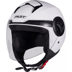 Pilot Helmets Arrow White Gloss Κράνος Μηχανής Jet 1200gr