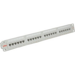 Roline 26.11.0347 Ethernet Patch Panel Keystone Rack 1U 19" 24 Θυρών Cat.5e Unshielded UTP