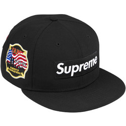 Supreme Καπέλο Jockey Υφασμάτινο Μαύρο FW26H31