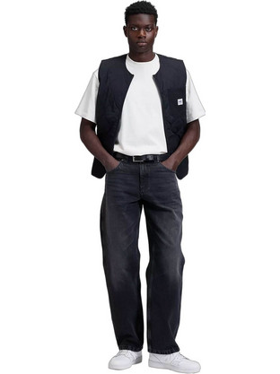 Lee Henry Ανδρικό Τζιν Παντελόνι Loose Εφαρμογή Navy Μπλε 112386578