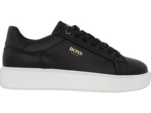 Boss Shoes Ανδρικά Sneakers Μαύρα Λευκά EJ7175